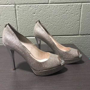 MK open to sparkle heels